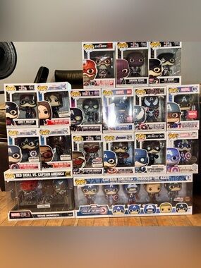 Funko Pop! Captain America Bundle